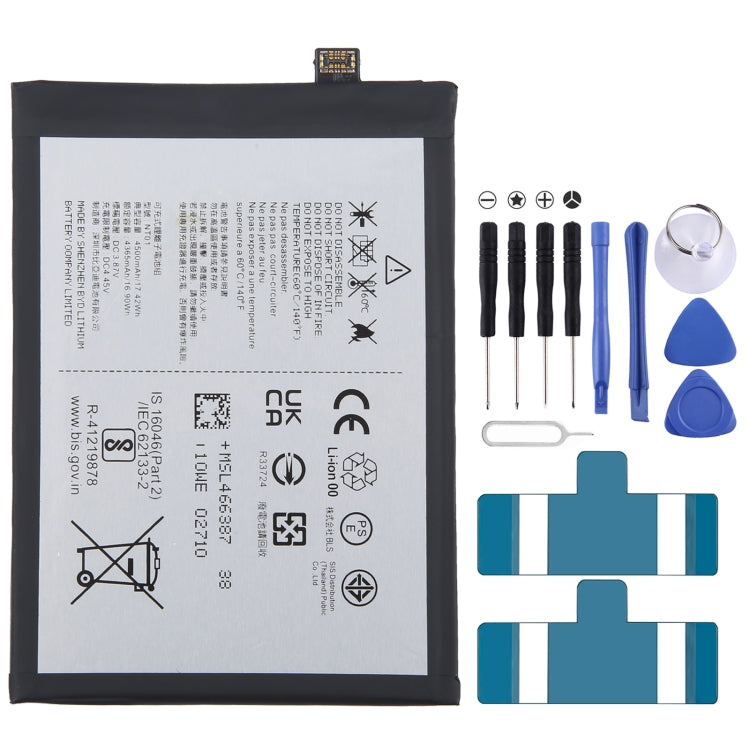 Sostituzione della batteria NT01 da 4500 mAh per telefono Nothing 1, For Nothing phone 1 Sostituzione della batteria NT01 da 4500 mAh per telefono Nothing 1, For Nothing phone 1